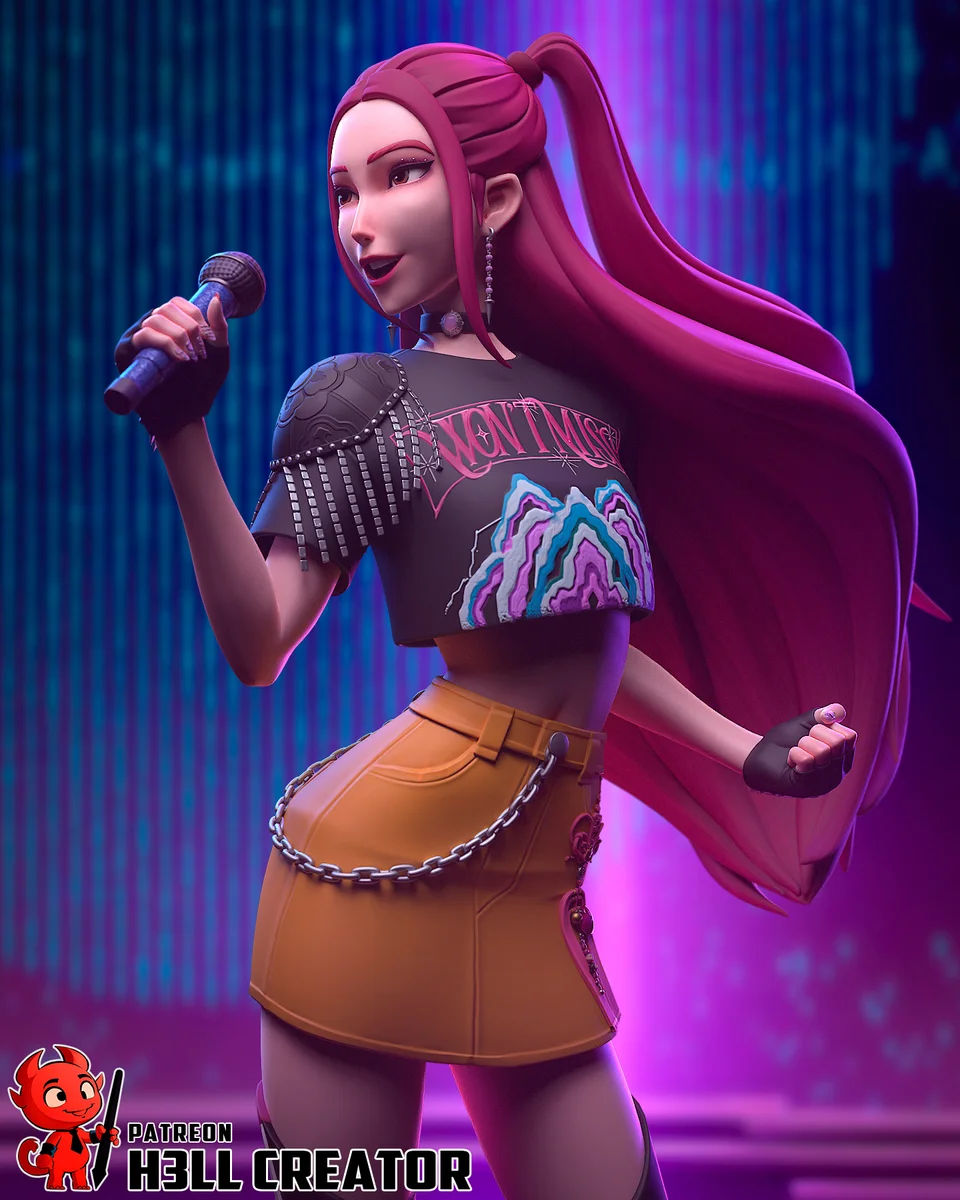 Mira | Fan Art | 3D Printed Resin Model Garage Kit | *Un-Painted* | H3LL Creator