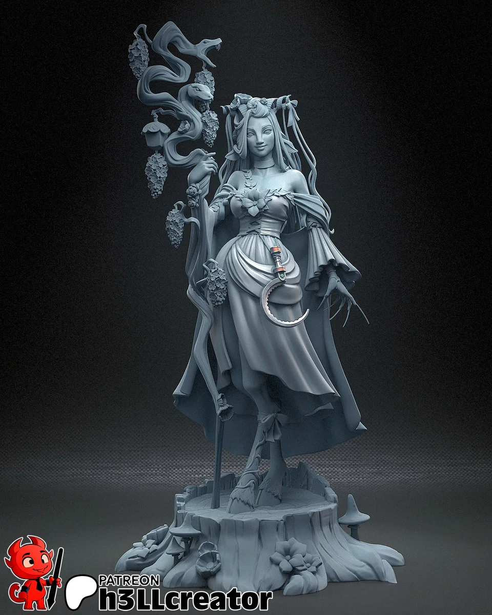 Fearne | Fan Art | 3D Printed Resin Model Garage Kit | *Un-Painted* | H3LL Creator 9