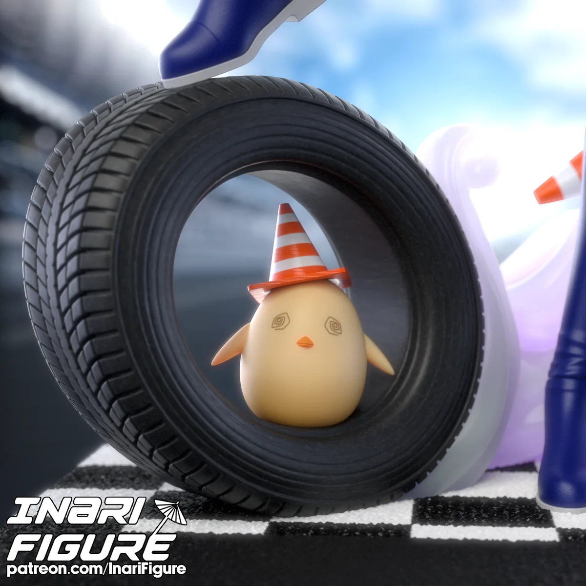 Baltimore | Fan Art | 3D Printed Resin Model Garage Kit | *Un-Painted* | Inari Figure 6