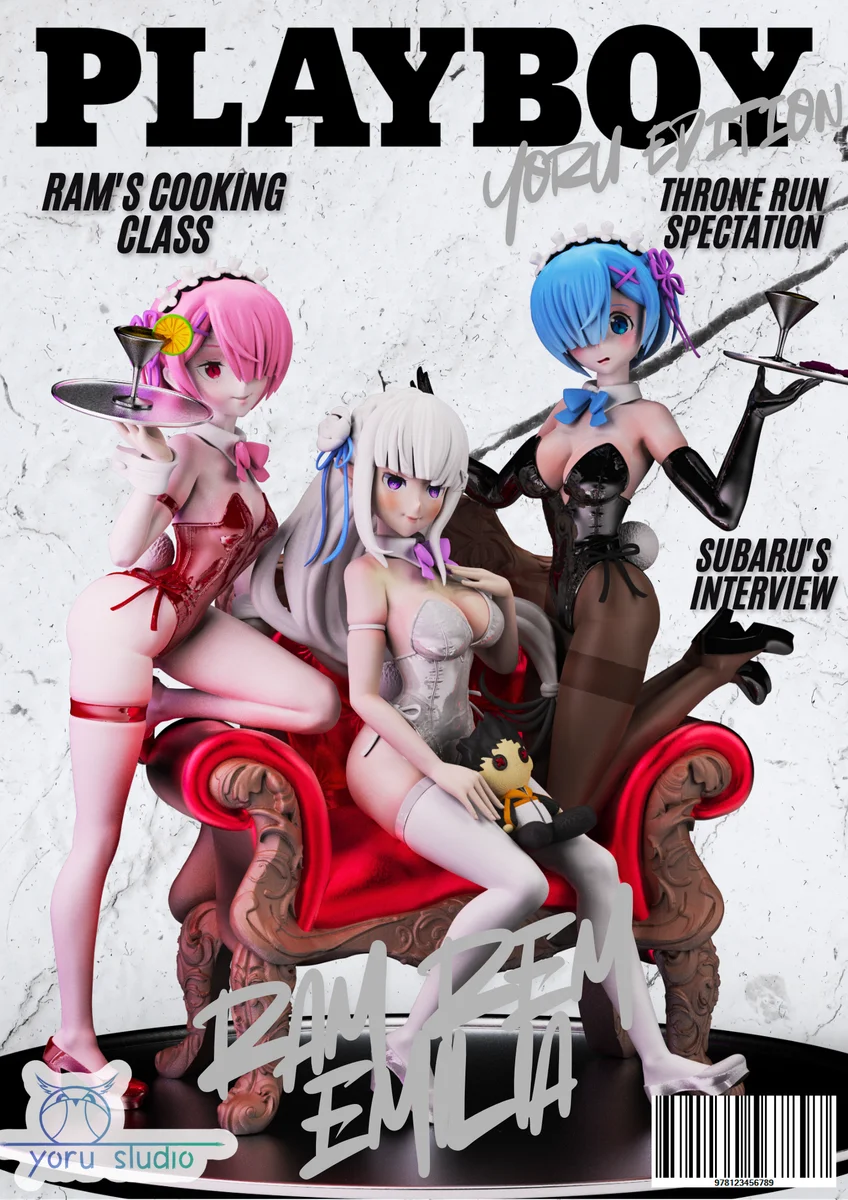 Ram | Fan Art | 3D Printed Resin Model Garage Kit | *Un-Painted* | Yoru Studio 4