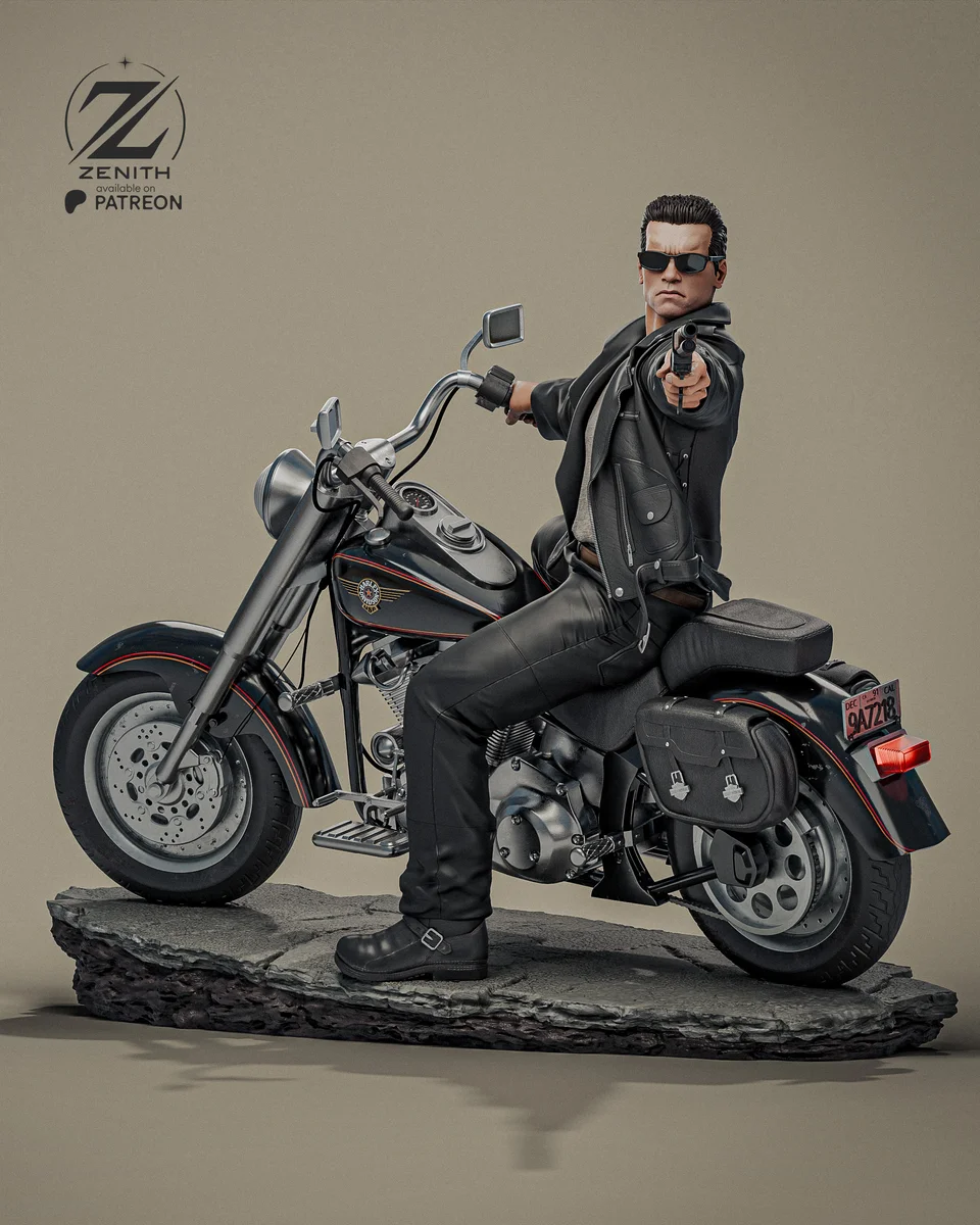 Terminator T-800 | Fan Art | 3D Printed Resin Model Garage Kit | *Un-Painted* | Zenith Studios 7