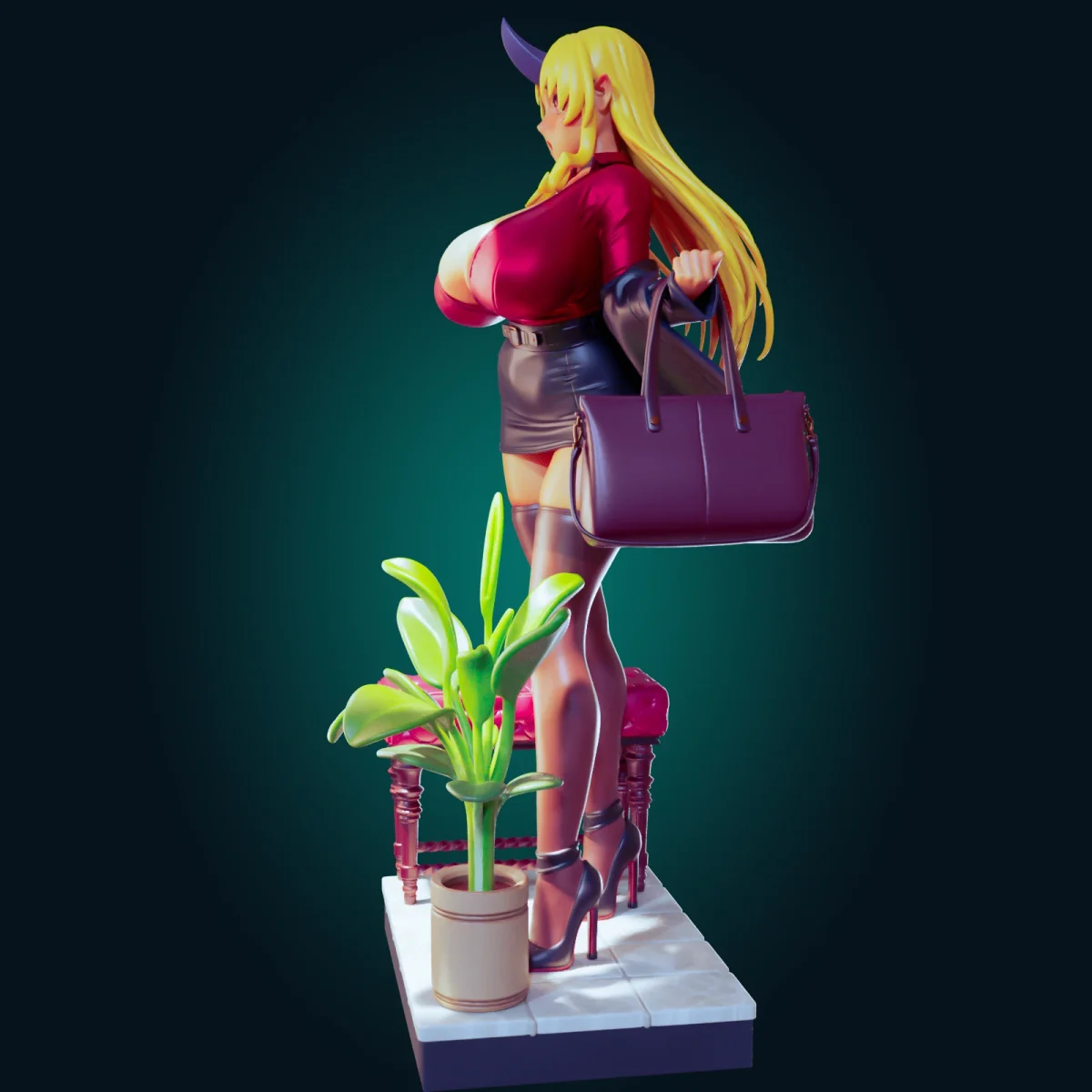 Ogre Girl | Fan Art | 3D Printed Resin Model Garage Kit | *Un-Painted* | Officer Rhu 4