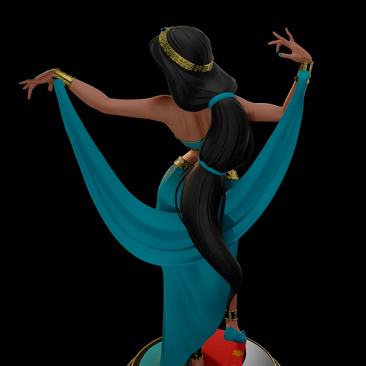 Jasmine | Fan Art | 3D Printed Resin Model Garage Kit | *Un-Painted* | Momoji 5
