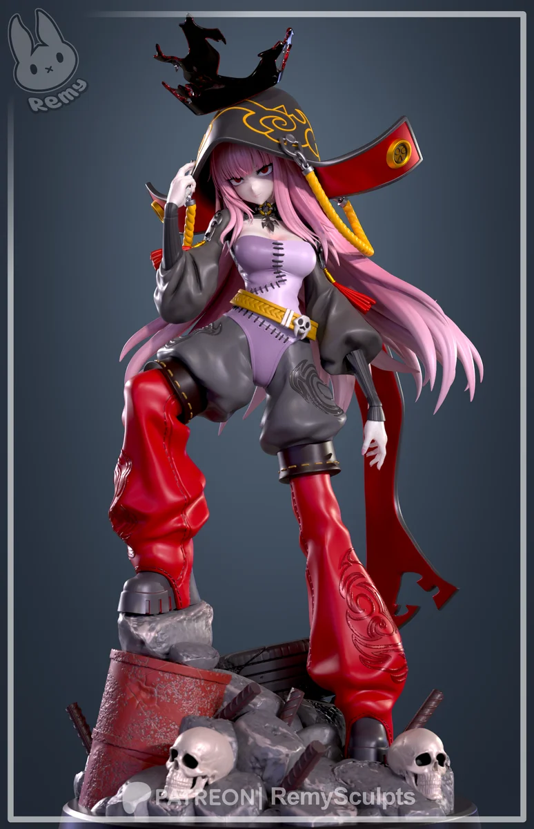 Mori Calliope | Fan Art | 3D Printed Resin Model Garage Kit | *Un-Painted* | Remy Sculpts 3