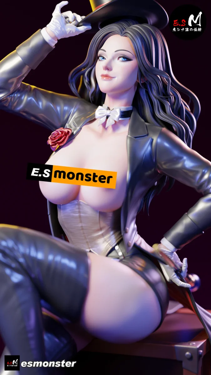 Zatanna | Fan Art | 3D Printed Resin Model Garage Kit | *Un-Painted* | ES Monster 4