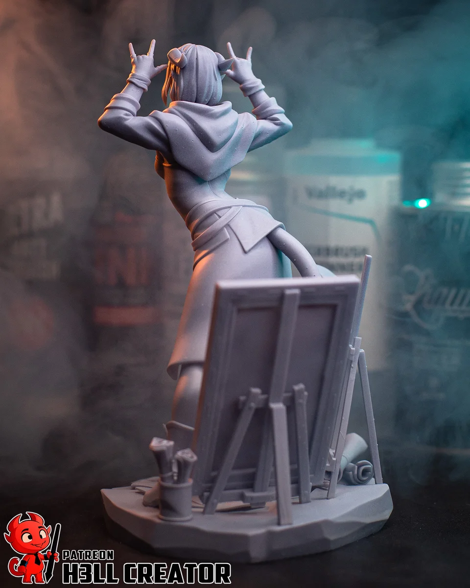 Jester Lavorre | Fan Art | 3D Printed Resin Model Garage Kit | *Un-Painted* | H3LL Creator 12