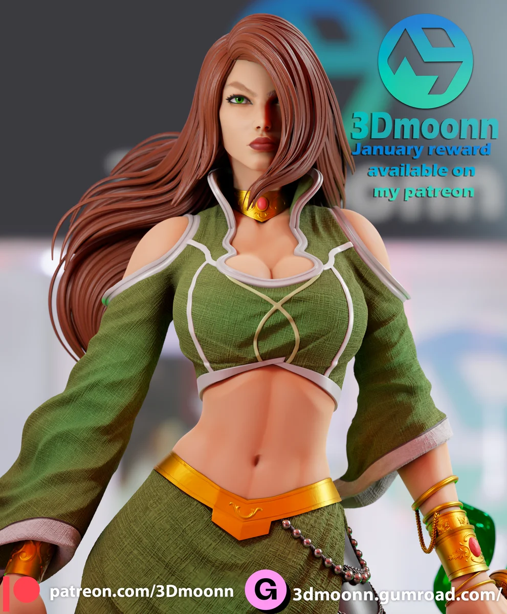 Talia al Ghul | Fan Art | 3D Printed Resin Model Garage Kit | *Un-Painted* | 3DMoonn 4