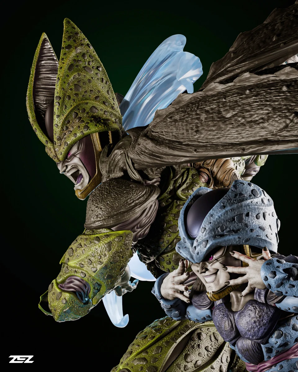 Cell | Fan Art | 3D Printed Resin Model Garage Kit | *Un-Painted* | ZEZ Studio 7
