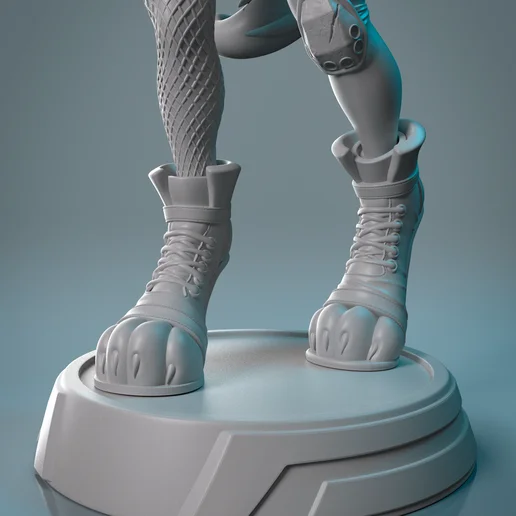 Any Furberri | Fan Art | 3D Printed Resin Model Garage Kit | *Un-Painted* | AnyoneNSFW 8