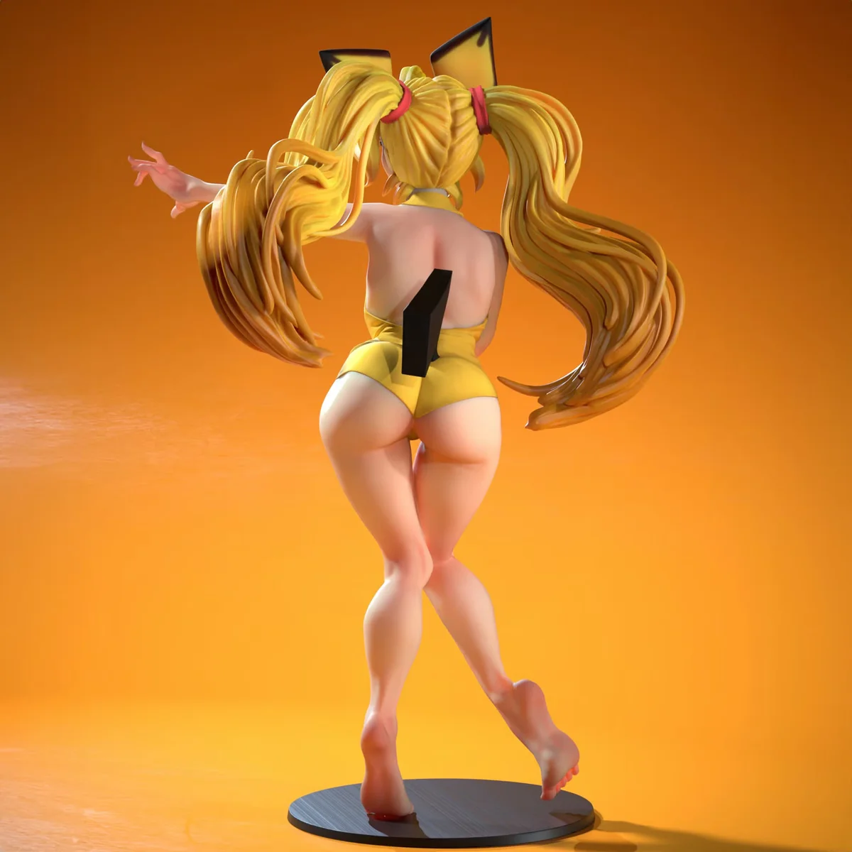 Pichina - Waifumon | Fan Art | 3D Printed Resin Model Garage Kit | *Un-Painted* | SiryllArt 5