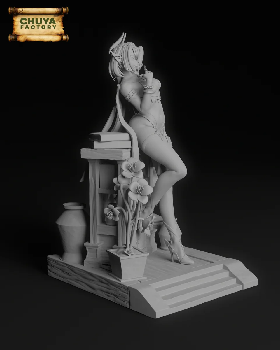 Nefer | Fan Art | 3D Printed Resin Model Garage Kit | *Un-Painted* | Chuya Factory 10