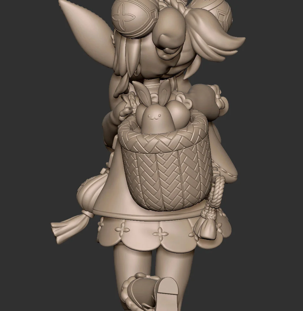 Yaoyao | Fan Art | 3D Printed Resin Model Garage Kit | *Un-Painted* | Sin3Dstudio 4