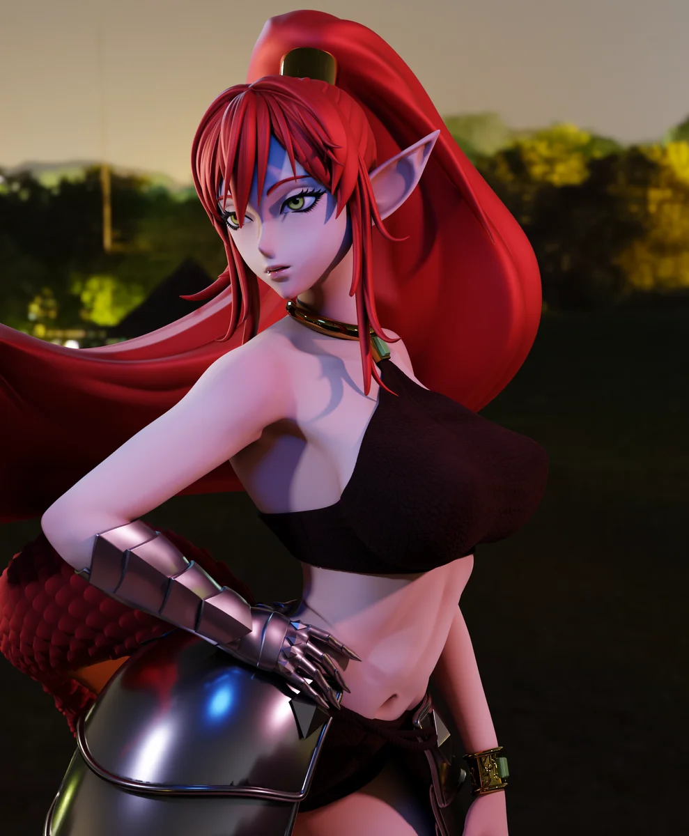 Lomandra | Fan Art | 3D Printed Resin Model Garage Kit | *Un-Painted* | Momoji 5
