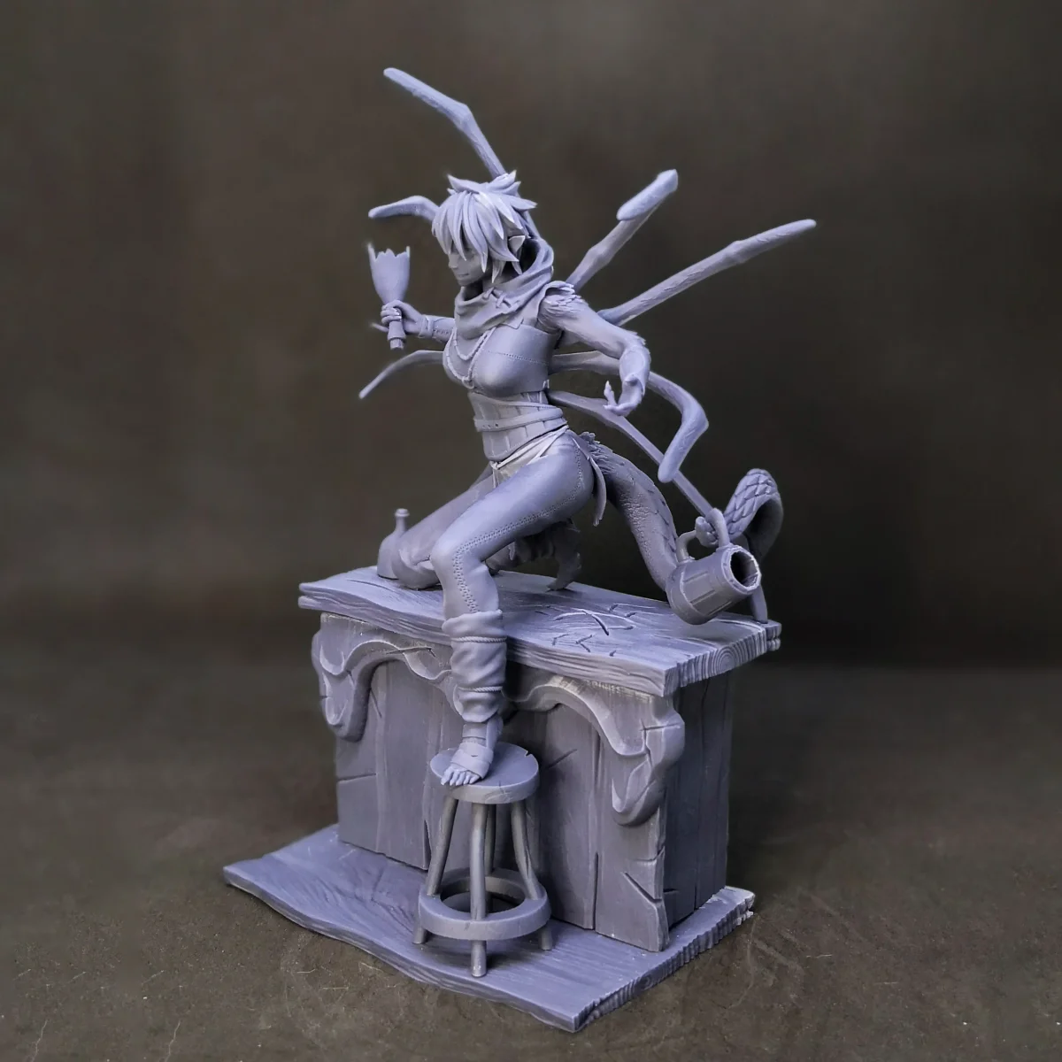 Wenduag | Fan Art | 3D Printed Resin Model Garage Kit | *Un-Painted* | Bulkamancer 10