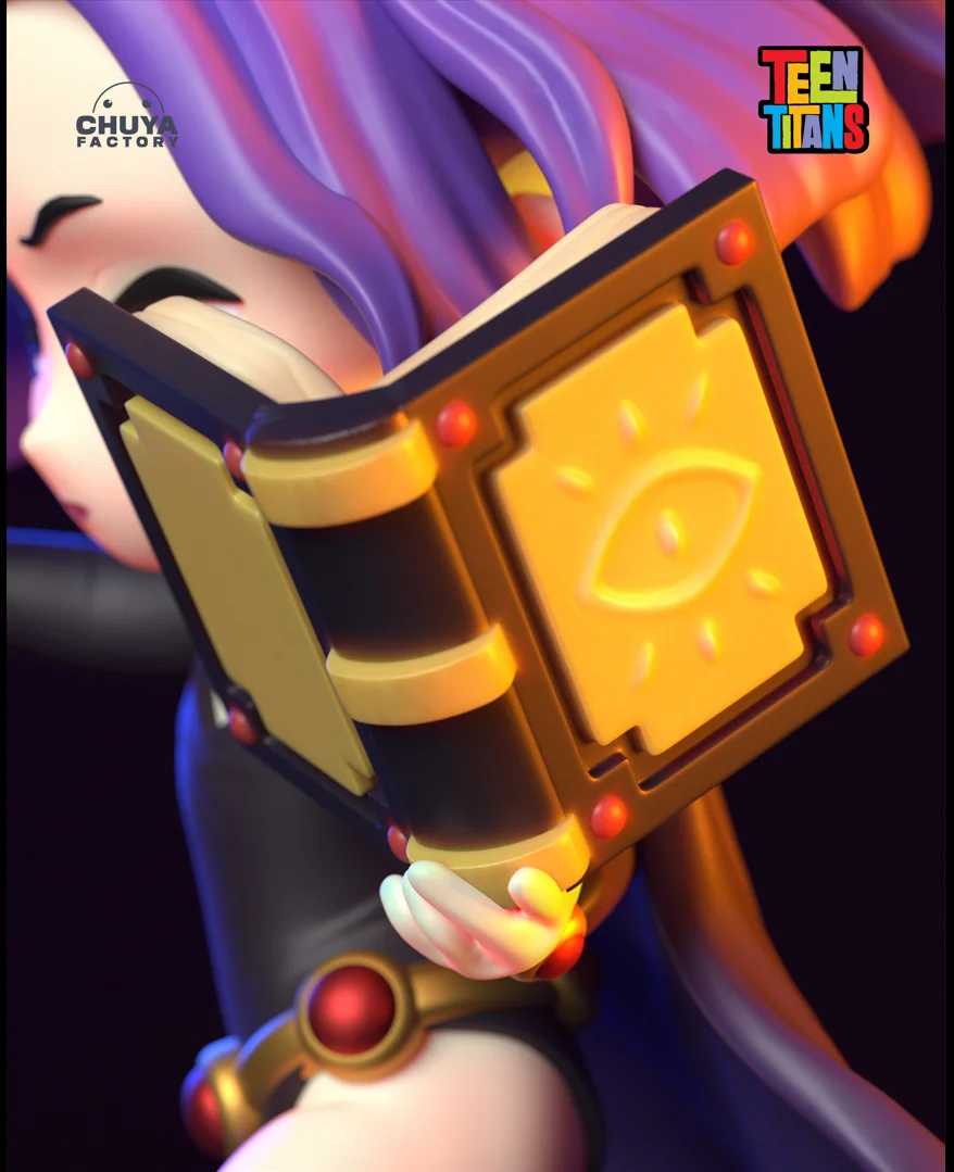 Chibi Raven | Fan Art | 3D Printed Resin Model Garage Kit | *Un-Painted* | Chuya Factory 10