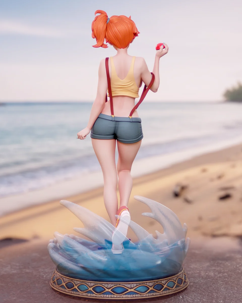 Misty | Fan Art | 3D Printed Resin Model Garage Kit | *Un-Painted* | Momoji 3