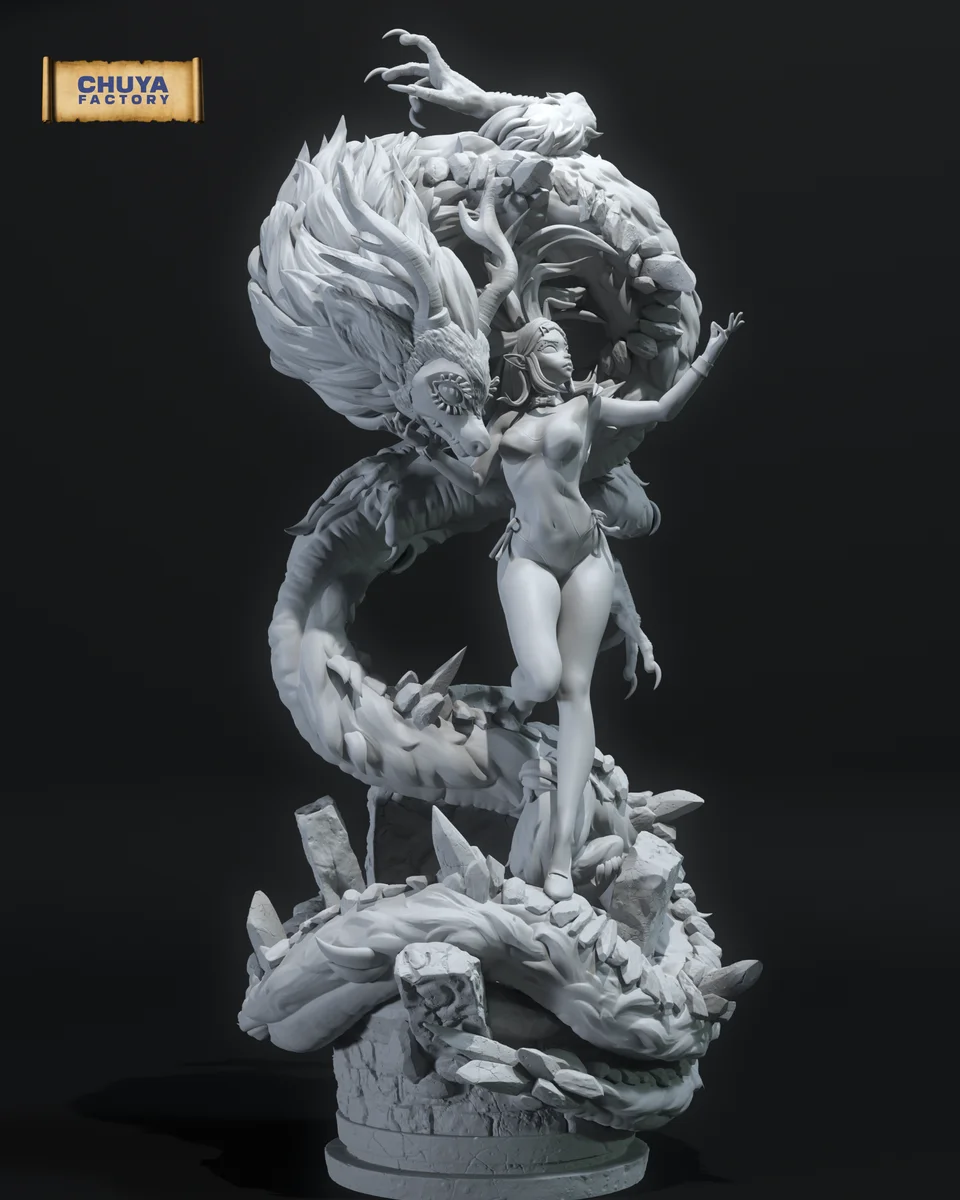 Zelda | Fan Art | 3D Printed Resin Model Garage Kit | *Un-Painted* | Chuya Factory 25