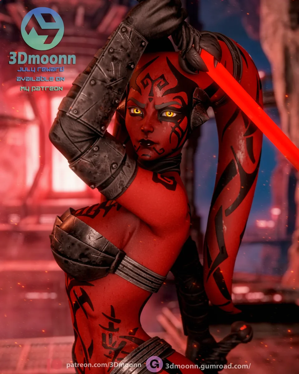 Darth Talon | Fan Art | 3D Printed Resin Model Garage Kit | *Un-Painted* | 3DMoonn 7