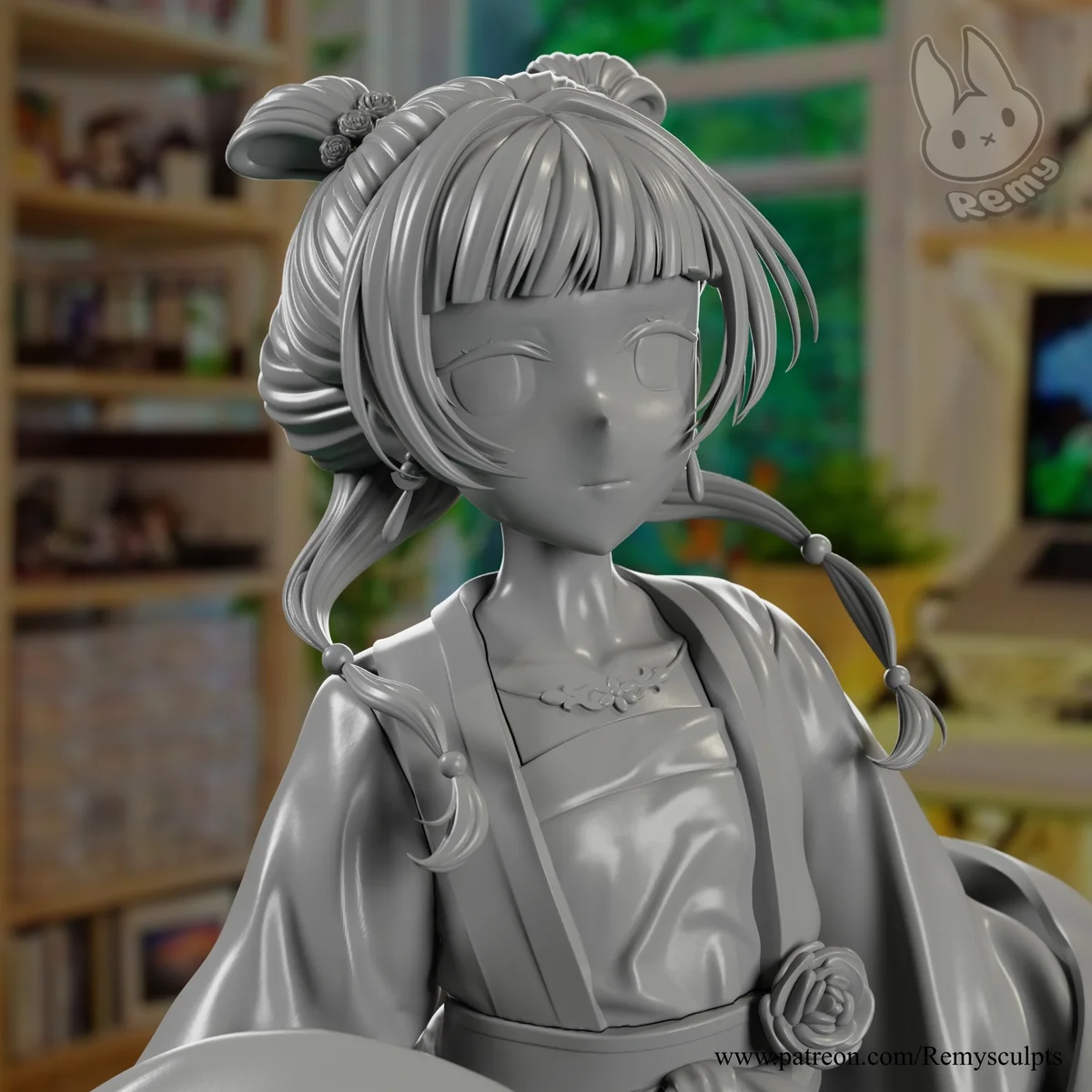 Maomao | Fan Art | 3D Printed Resin Model Garage Kit | *Un-Painted* | Remy Sculpts 8
