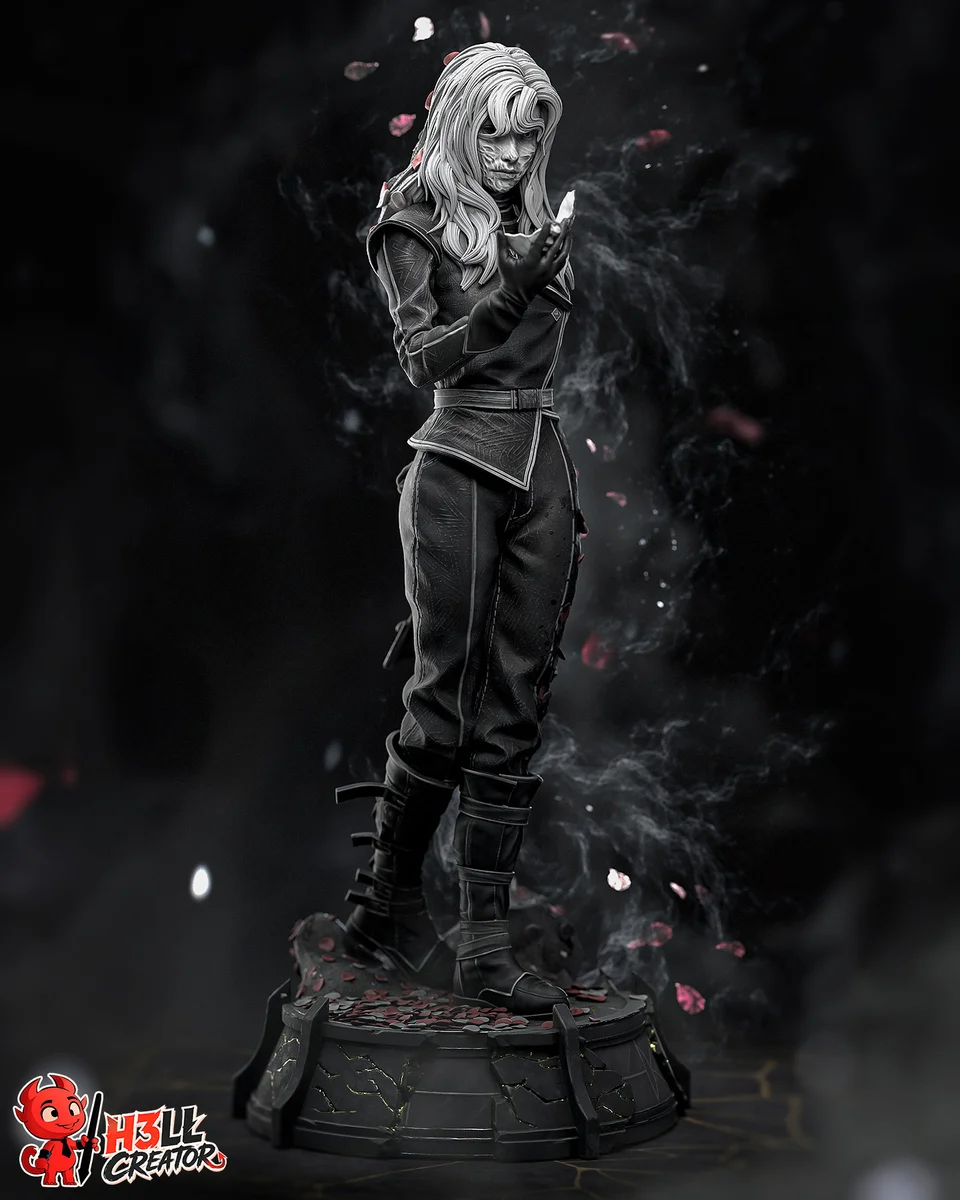 Alicia | Fan Art | 3D Printed Resin Model Garage Kit | *Un-Painted* | H3LL Creator 9