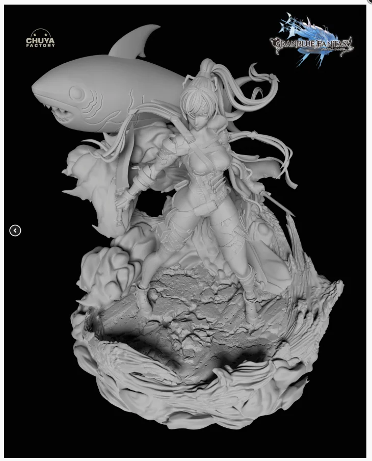 Meg | Fan Art | 3D Printed Resin Model Garage Kit | *Un-Painted* | Chuya Factory 17