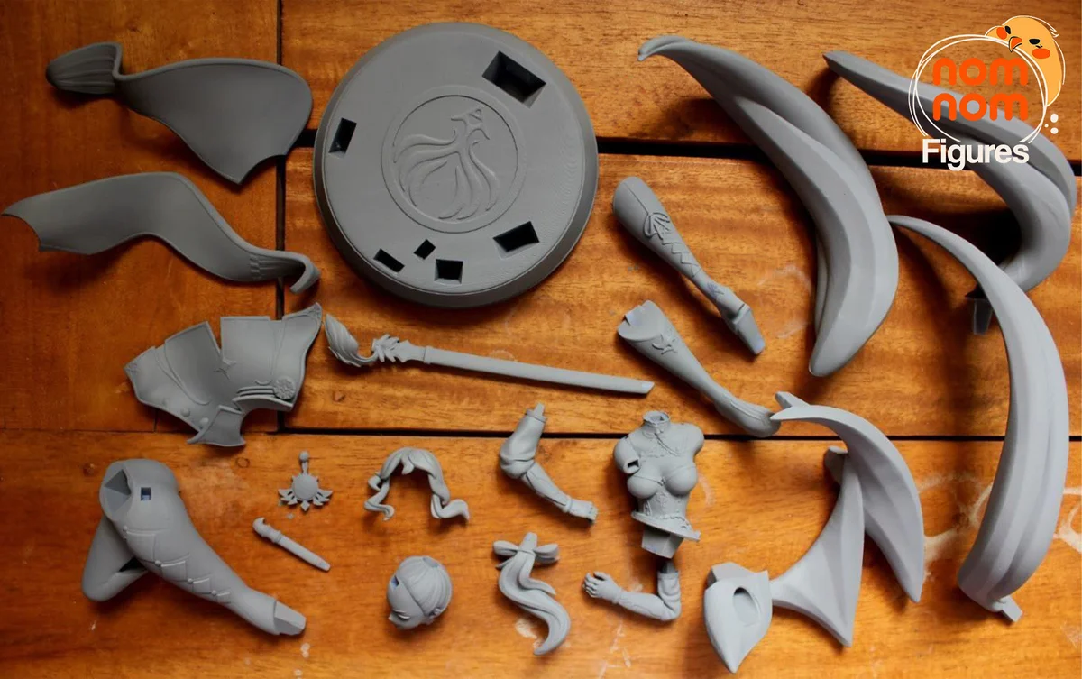 Jean | Fan Art | 3D Printed Resin Model Garage Kit | *Un-Painted* | Nomnom 6
