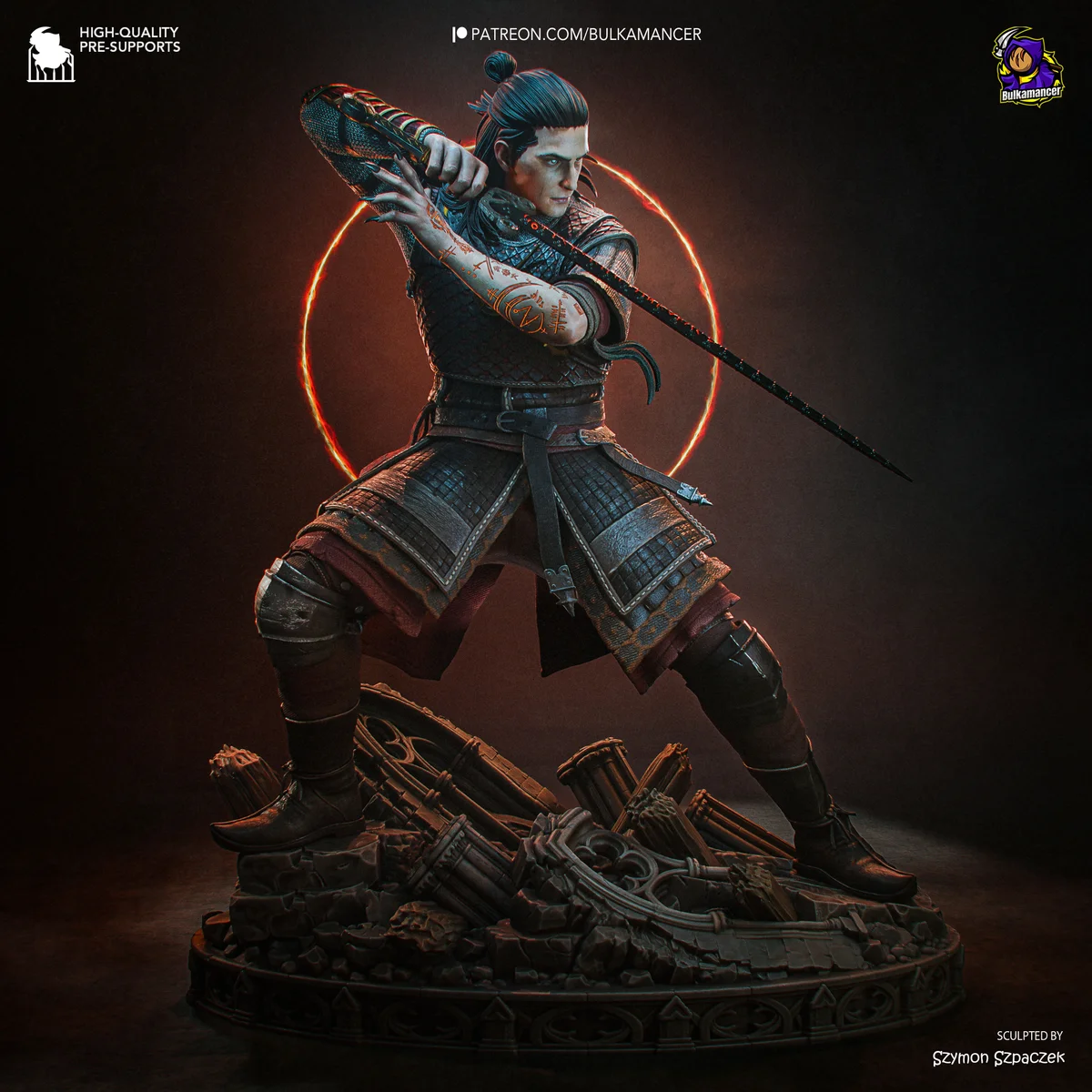 Coen | Fan Art | 3D Printed Resin Model Garage Kit | *Un-Painted* | Bulkamancer 4