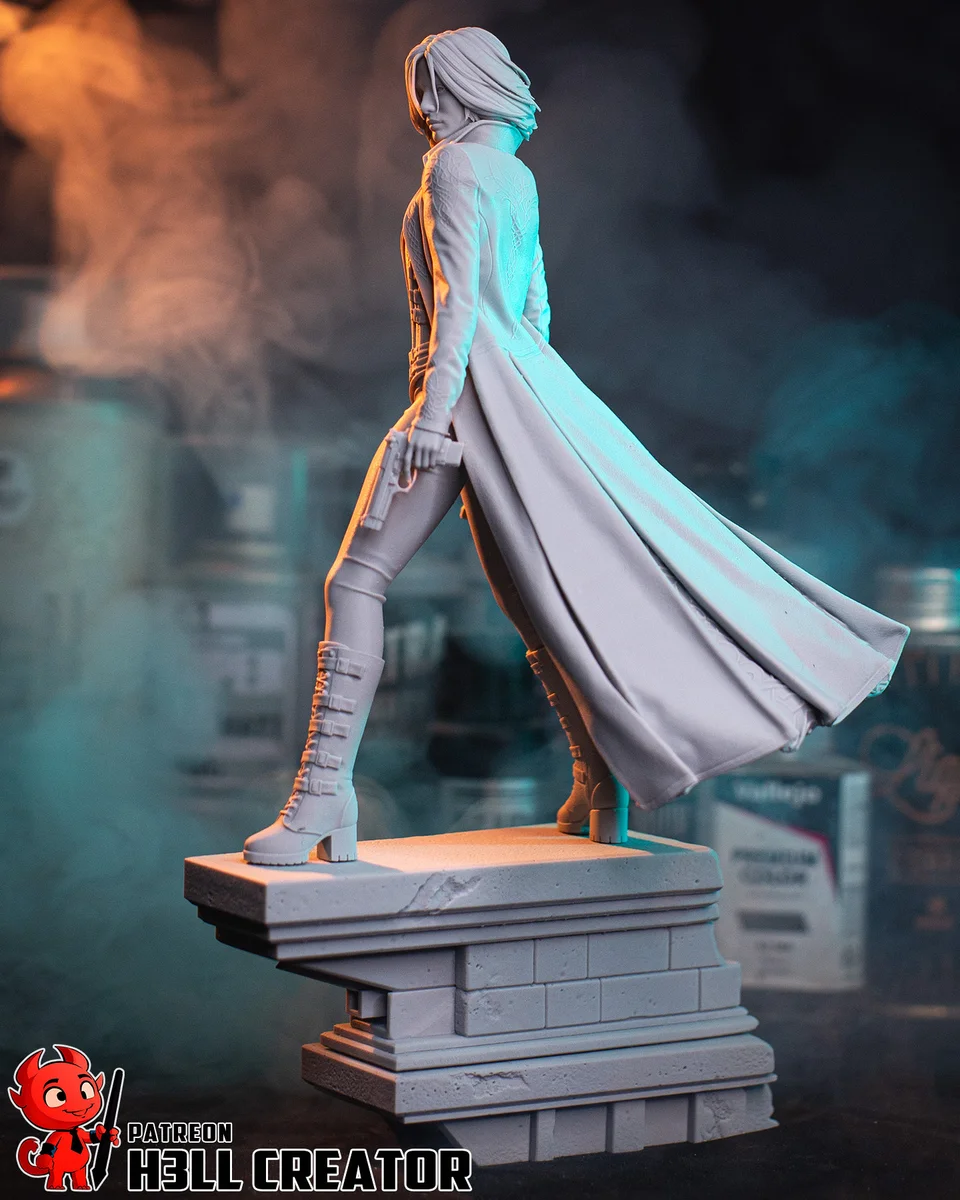 Selene | Fan Art | 3D Printed Resin Model Garage Kit | *Un-Painted* | H3LL Creator 9