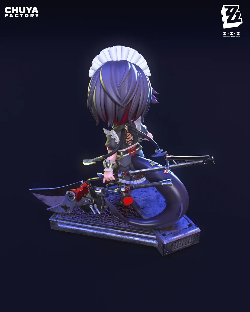 Chibi Ellen Joe | Fan Art | 3D Printed Resin Model Garage Kit | *Un-Painted* | Chuya Factory 16