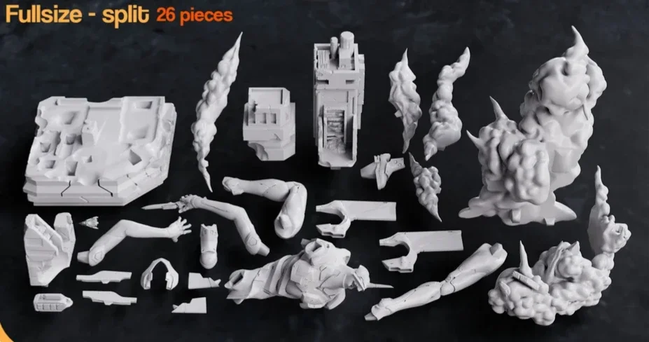Eva01 | Fan Art | 3D Printed Resin Model Garage Kit | *Un-Painted* | Nomnom 3