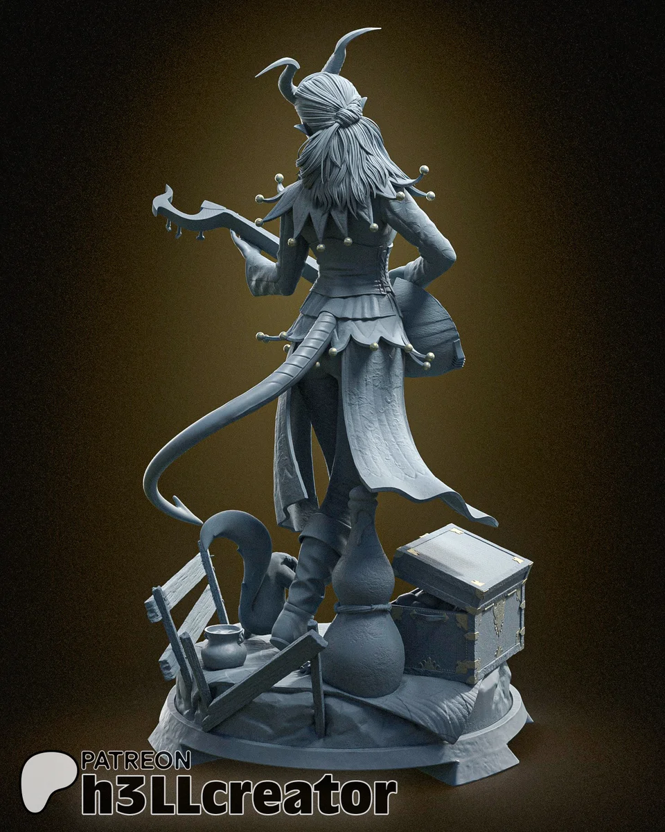 Alfira | Fan Art | 3D Printed Resin Model Garage Kit | *Un-Painted* | H3LL Creator 12