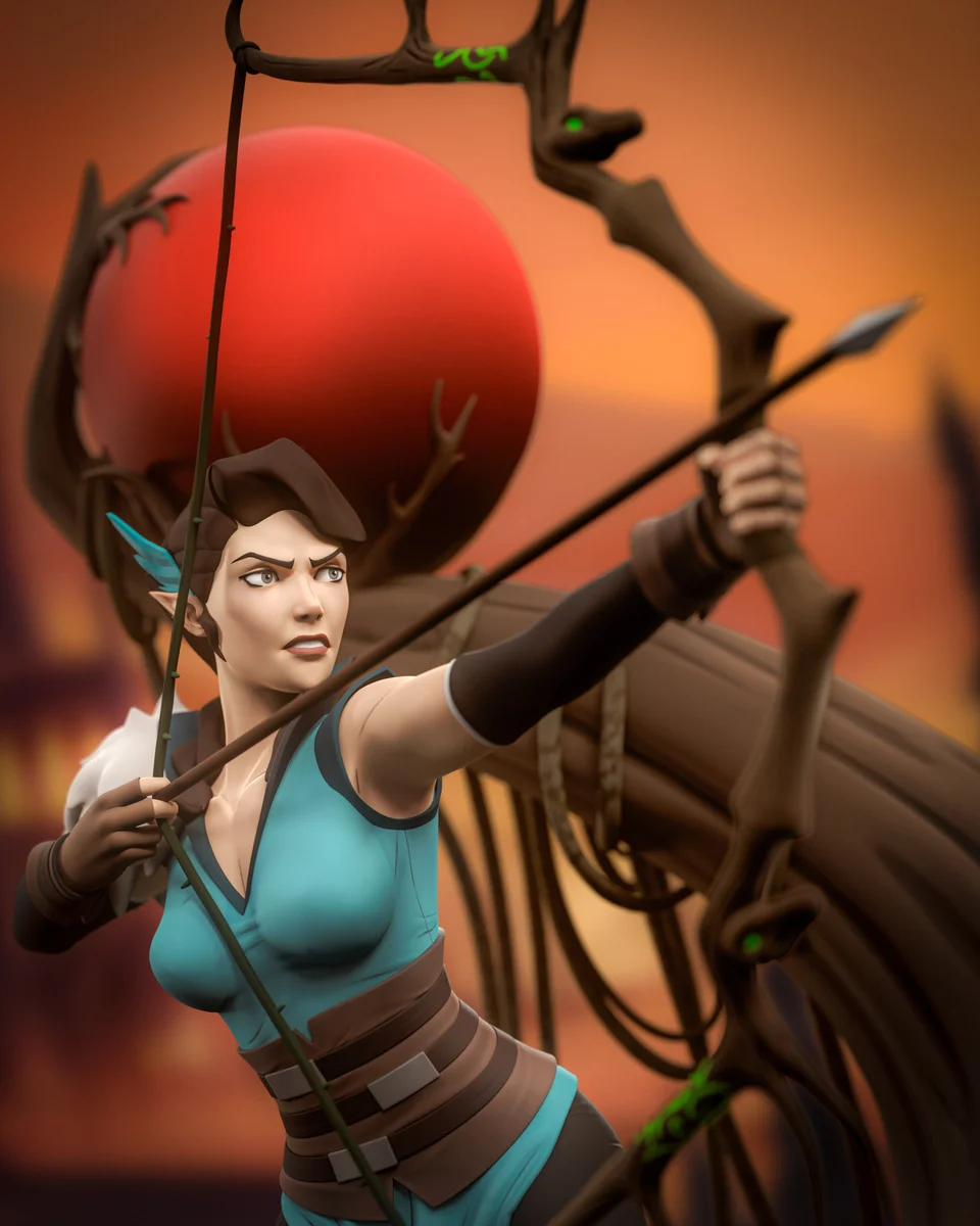 Vex'ahlia | Fan Art | 3D Printed Resin Model Garage Kit | *Un-Painted* | H3LL Creator