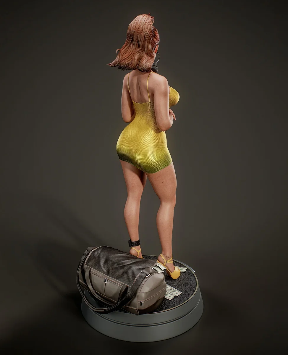 Lucia Caminos | Fan Art | 3D Printed Resin Model Garage Kit | *Un-Painted* | Abe3D 6