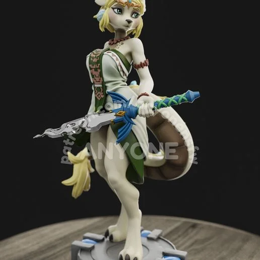 Dragon Zelda | Fan Art | 3D Printed Resin Model Garage Kit | *Un-Painted* | AnyoneNSFW 4
