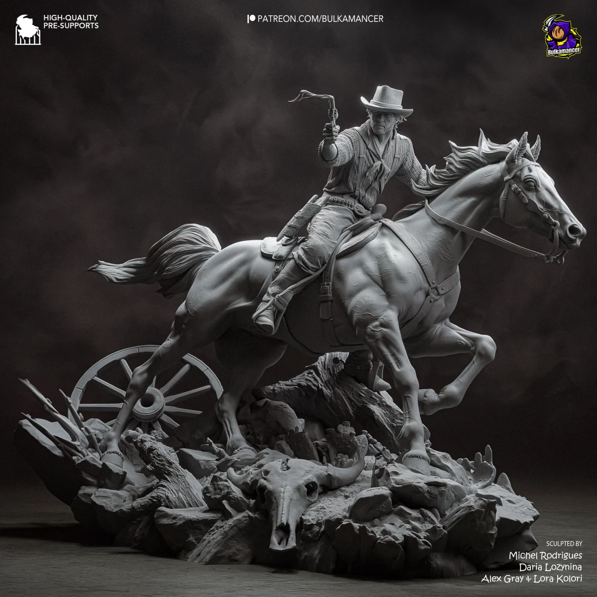 Arthur Morgan | Fan Art | 3D Printed Resin Model Garage Kit | *Un-Painted* | Bulkamancer 9