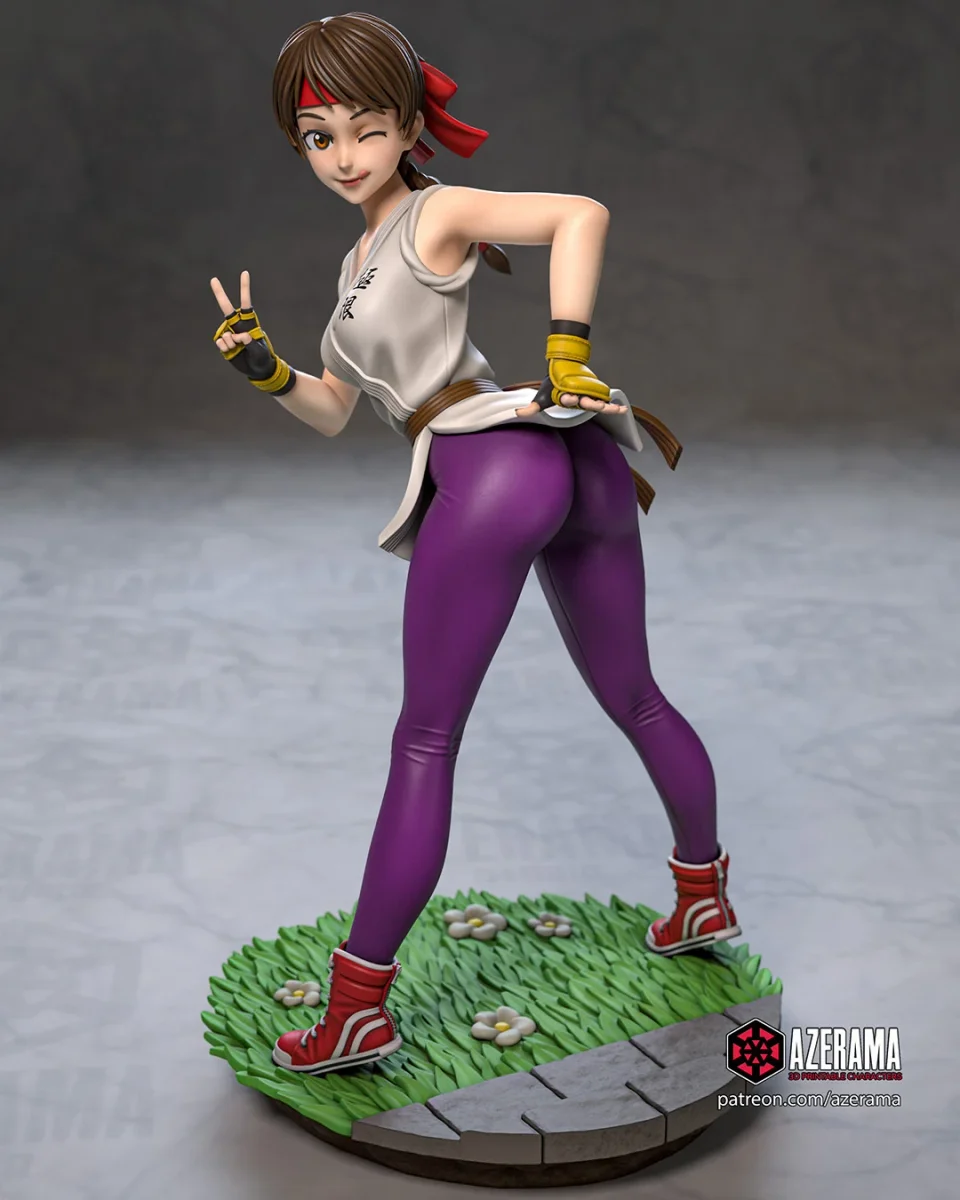Yuri | Fan Art | 3D Printed Resin Model Garage Kit | *Un-Painted* | Azerama 2