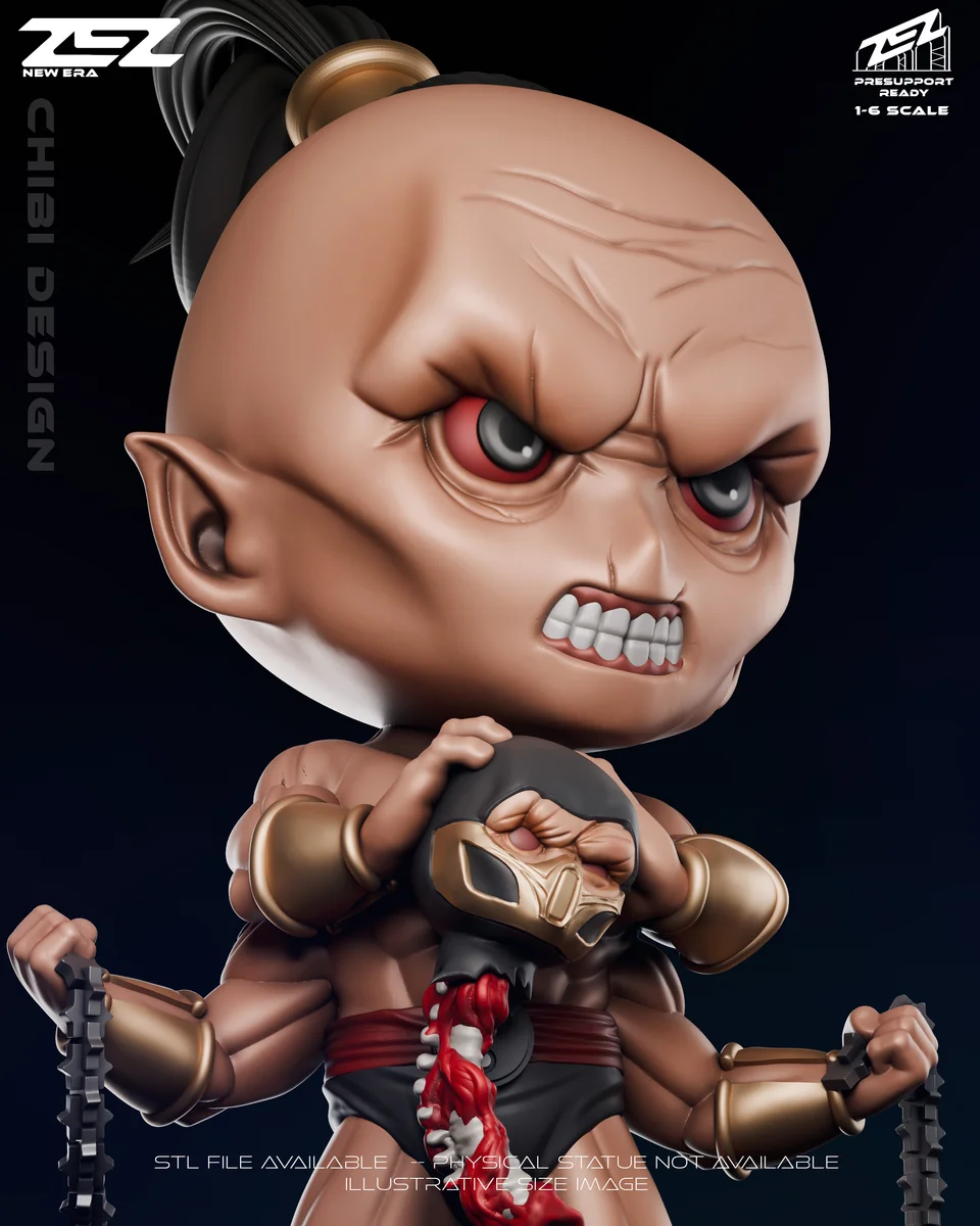 Chibi Goro | Fan Art | 3D Printed Resin Model Garage Kit | *Un-Painted* | ZEZ Studio 7