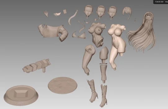 Viper | Fan Art | 3D Printed Resin Model Garage Kit | *Un-Painted* | Inari Figure 7