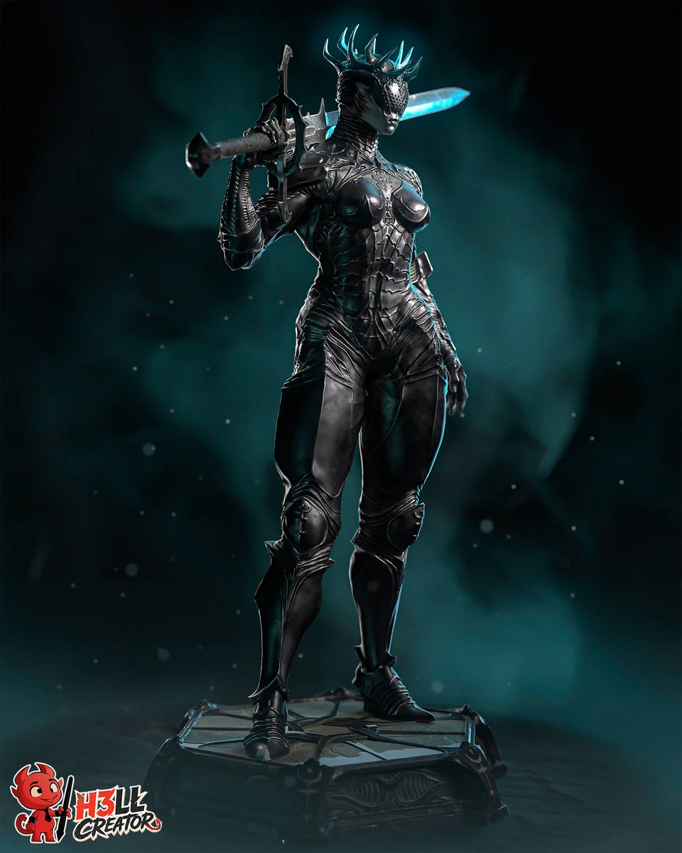 Proxima the Broodseeker | Fan Art | 3D Printed Resin Model Garage Kit | *Un-Painted* | H3LL Creator 4