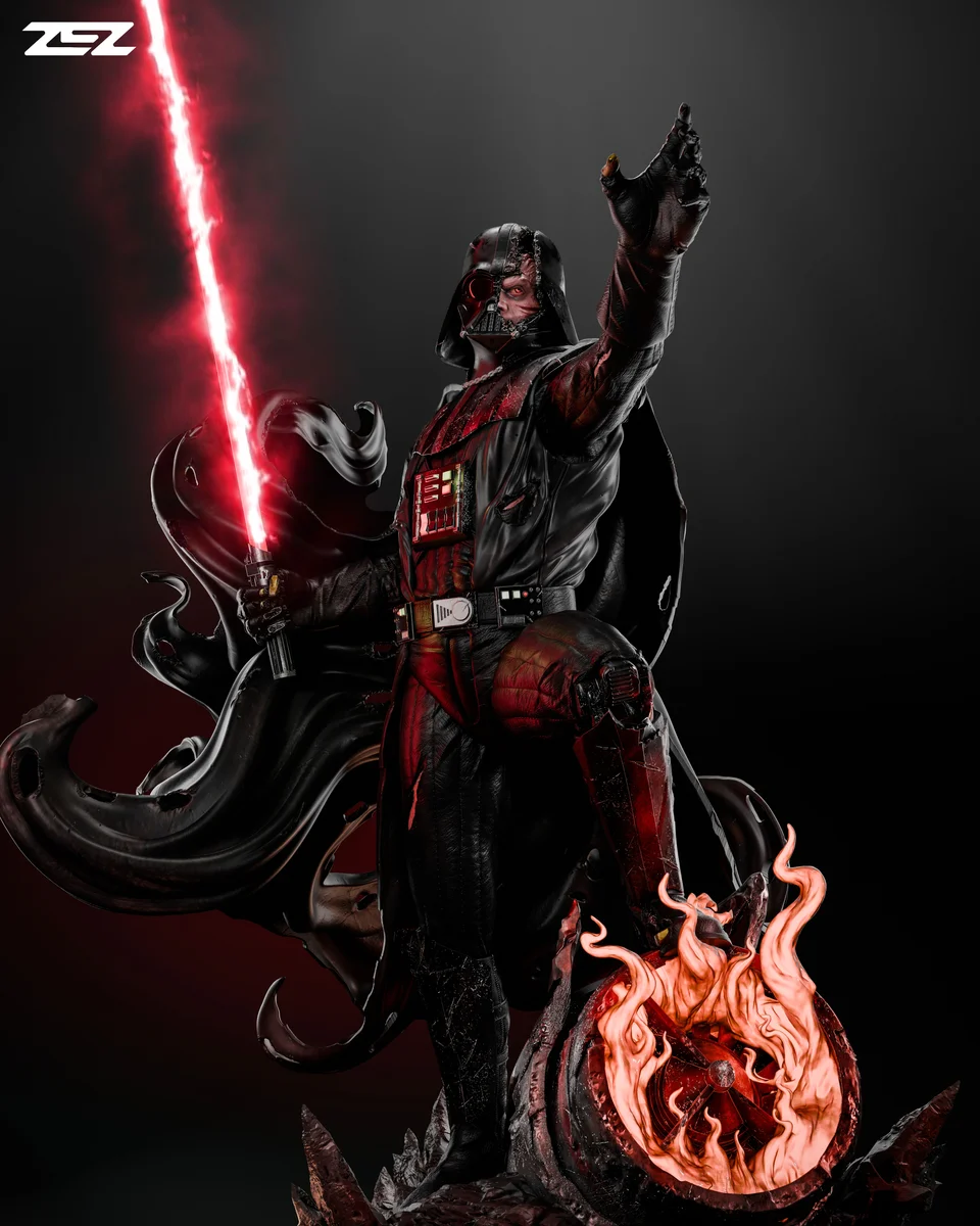 Darth Vader | Fan Art | 3D Printed Resin Model Garage Kit | *Un-Painted* | ZEZ Studio 10