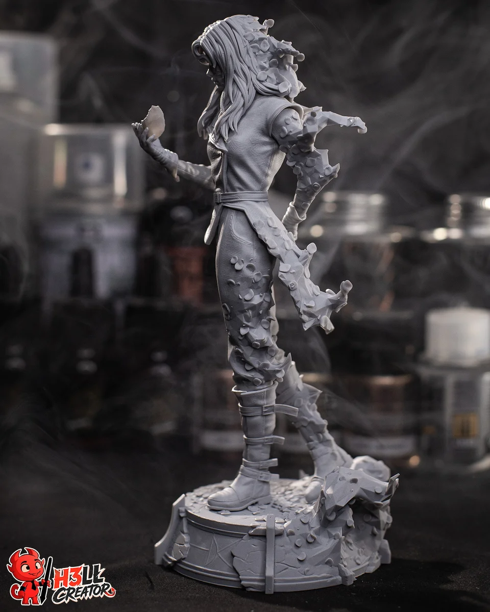 Alicia | Fan Art | 3D Printed Resin Model Garage Kit | *Un-Painted* | H3LL Creator 18
