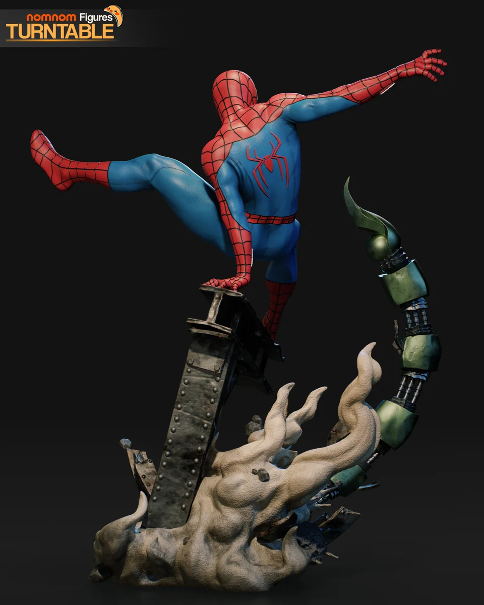 Spiderman | Fan Art | 3D Printed Resin Model Garage Kit | *Un-Painted* | Nomnom 8