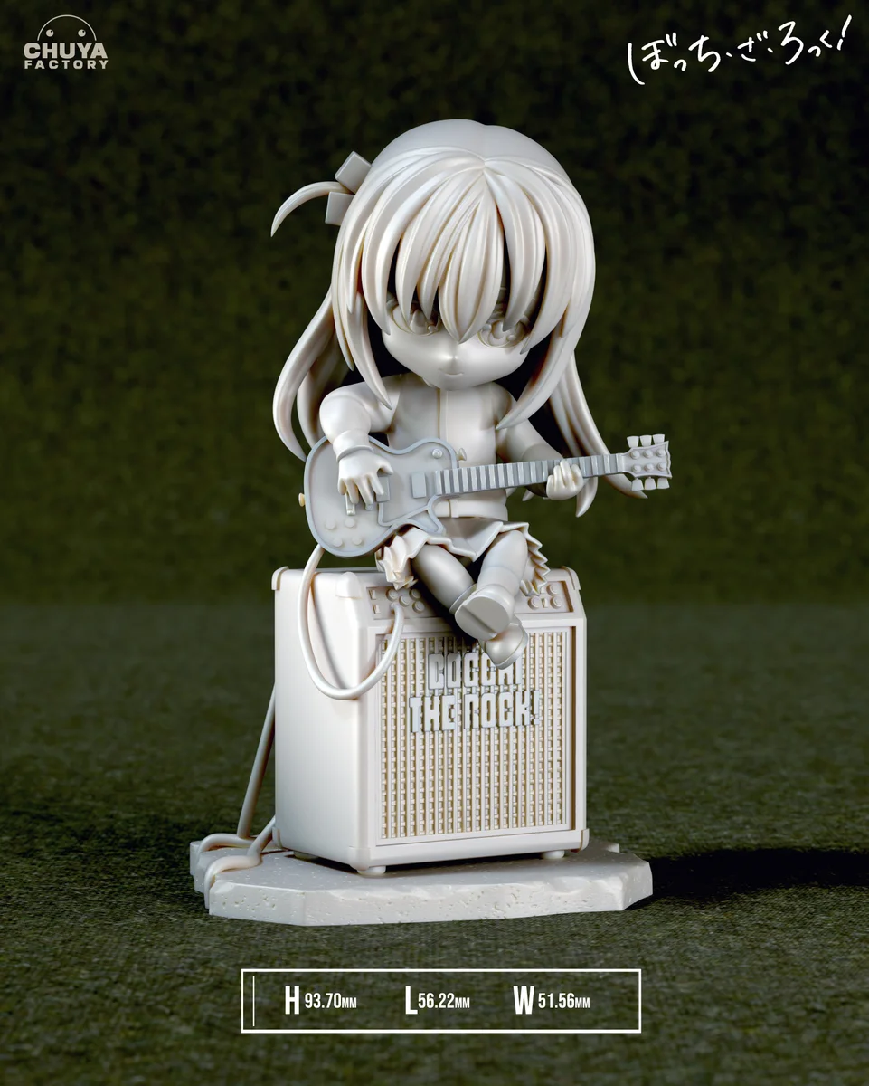 Chibi Hitori Gotoh | Fan Art | 3D Printed Resin Model Garage Kit | *Un-Painted* | Chuya Factory 7