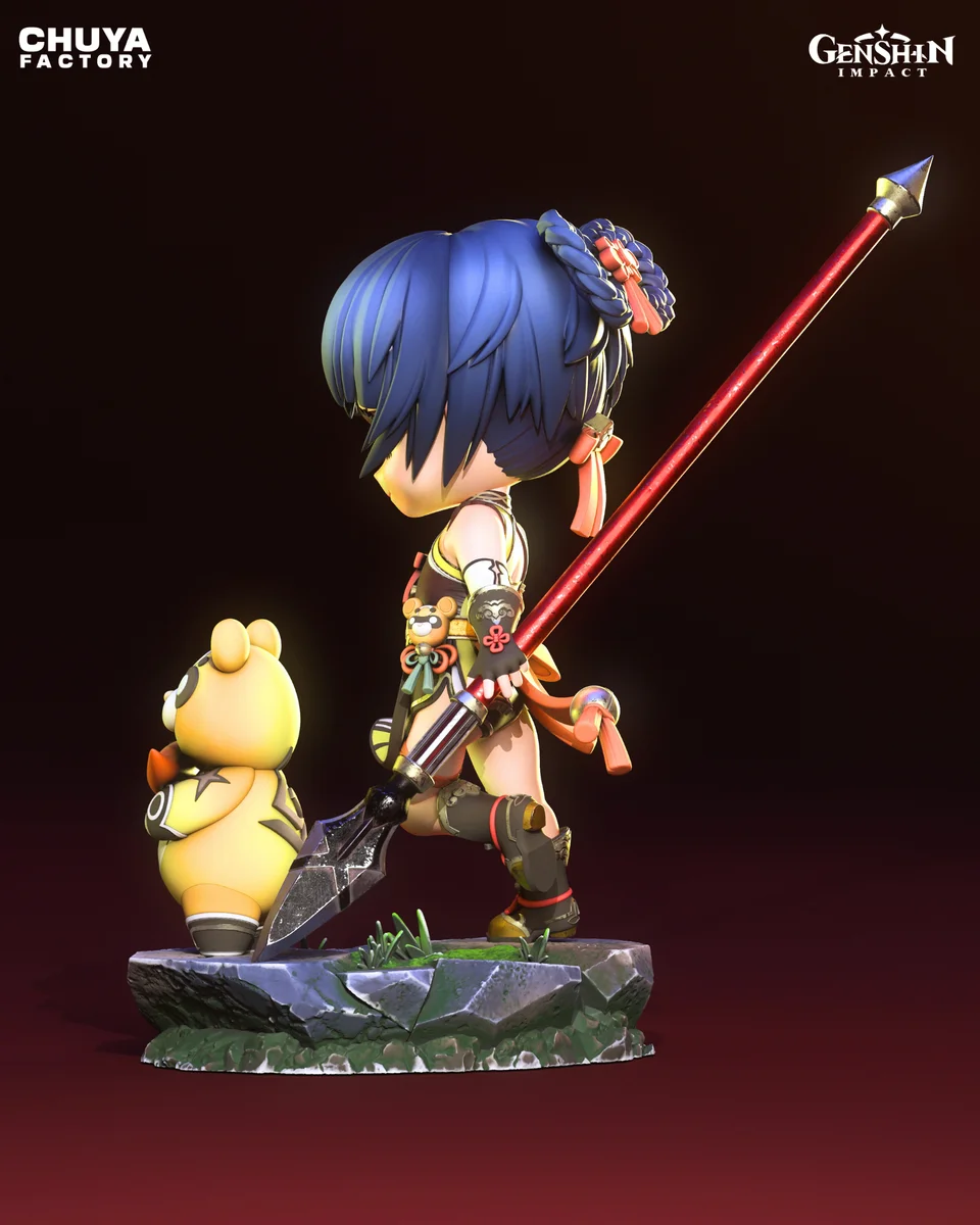 Chibi Xiangling | Fan Art | 3D Printed Resin Model Garage Kit | *Un-Painted* | Chuya Factory 3