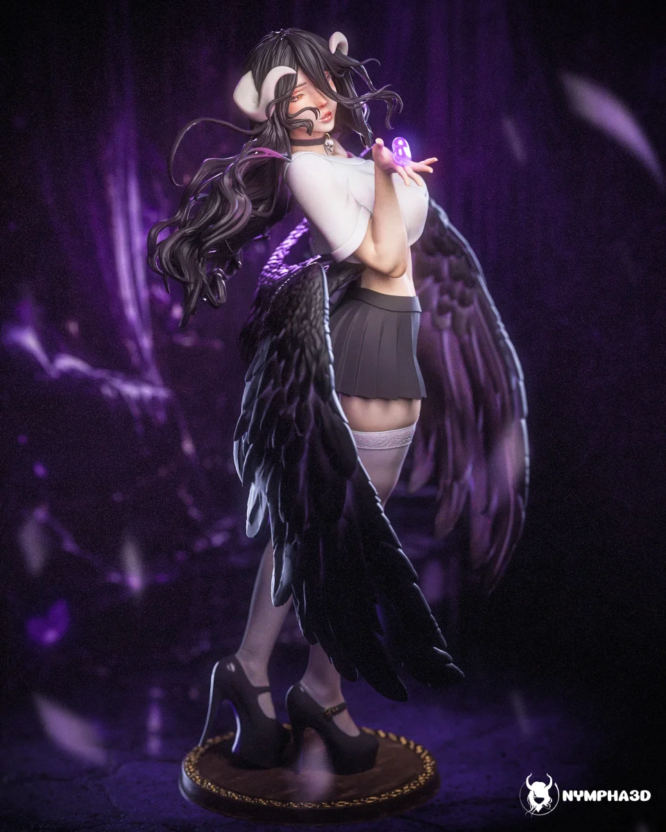 Albedo (Casual Outfit) | Fan Art | 3D Printed Resin Model Garage Kit | *Un-Painted* | Nympha3D 3