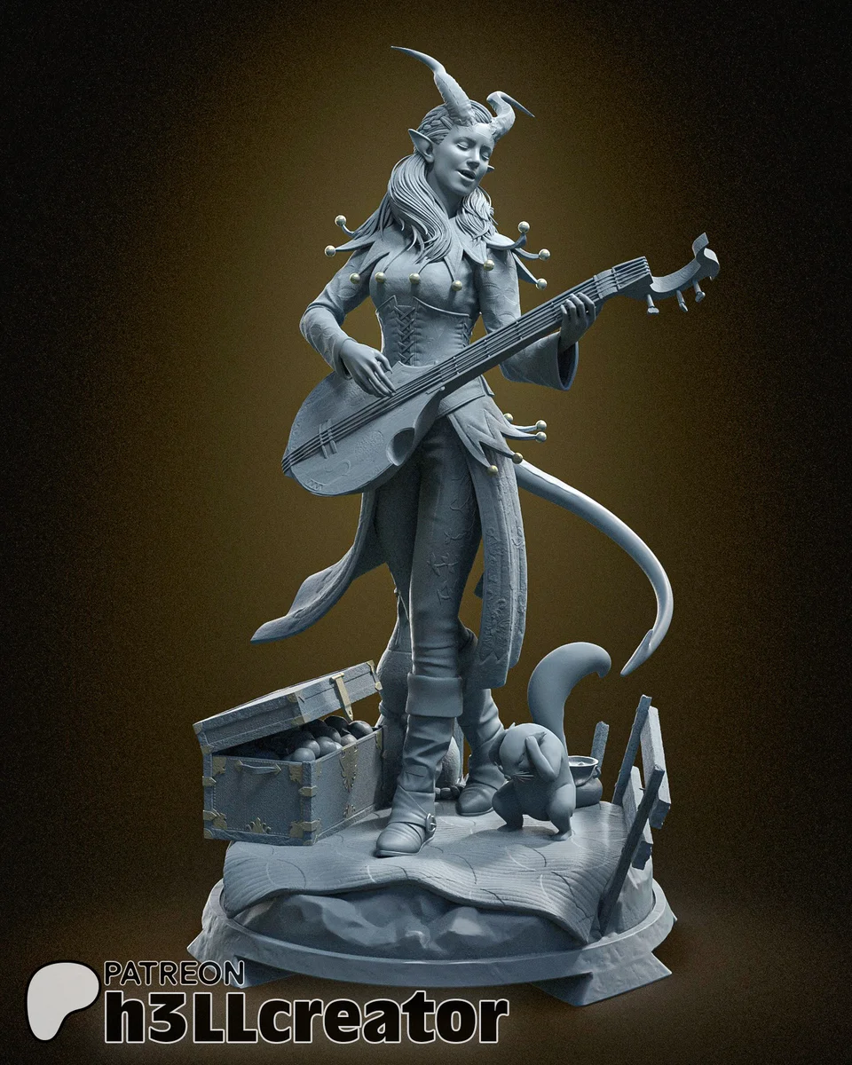Alfira | Fan Art | 3D Printed Resin Model Garage Kit | *Un-Painted* | H3LL Creator 11