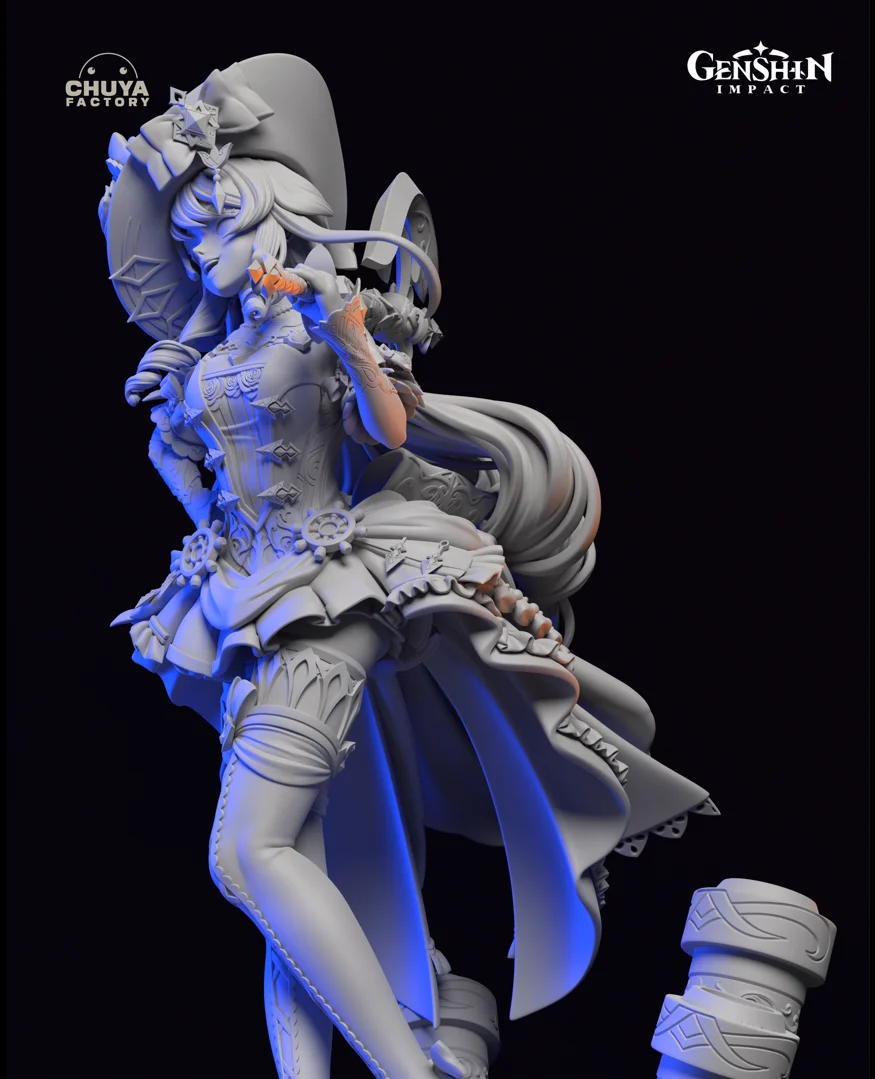 Navia Caspar | Fan Art | 3D Printed Resin Model Garage Kit | *Un-Painted* | Chuya Factory 13
