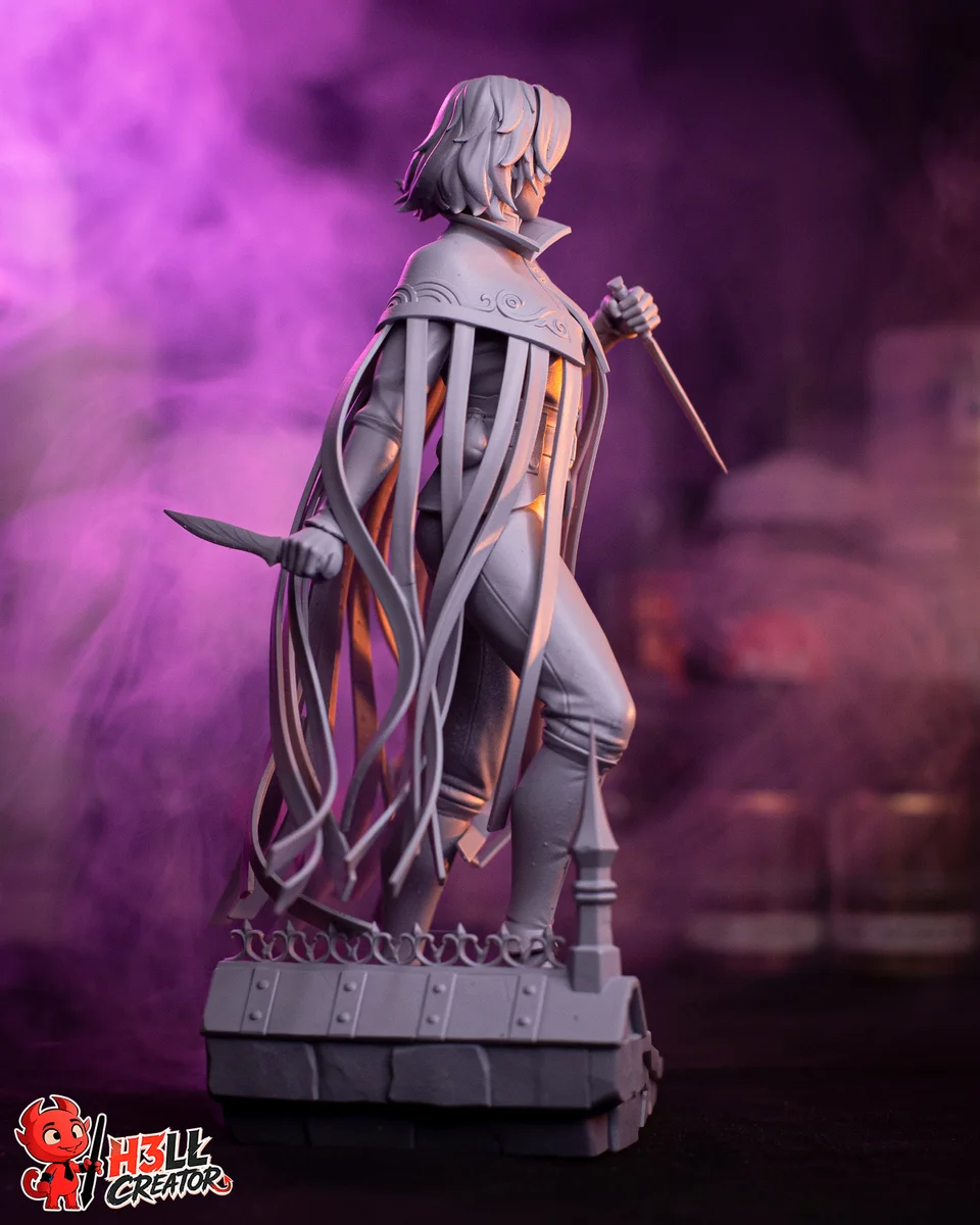 Vin | Fan Art | 3D Printed Resin Model Garage Kit | *Un-Painted* | H3LL Creator 10