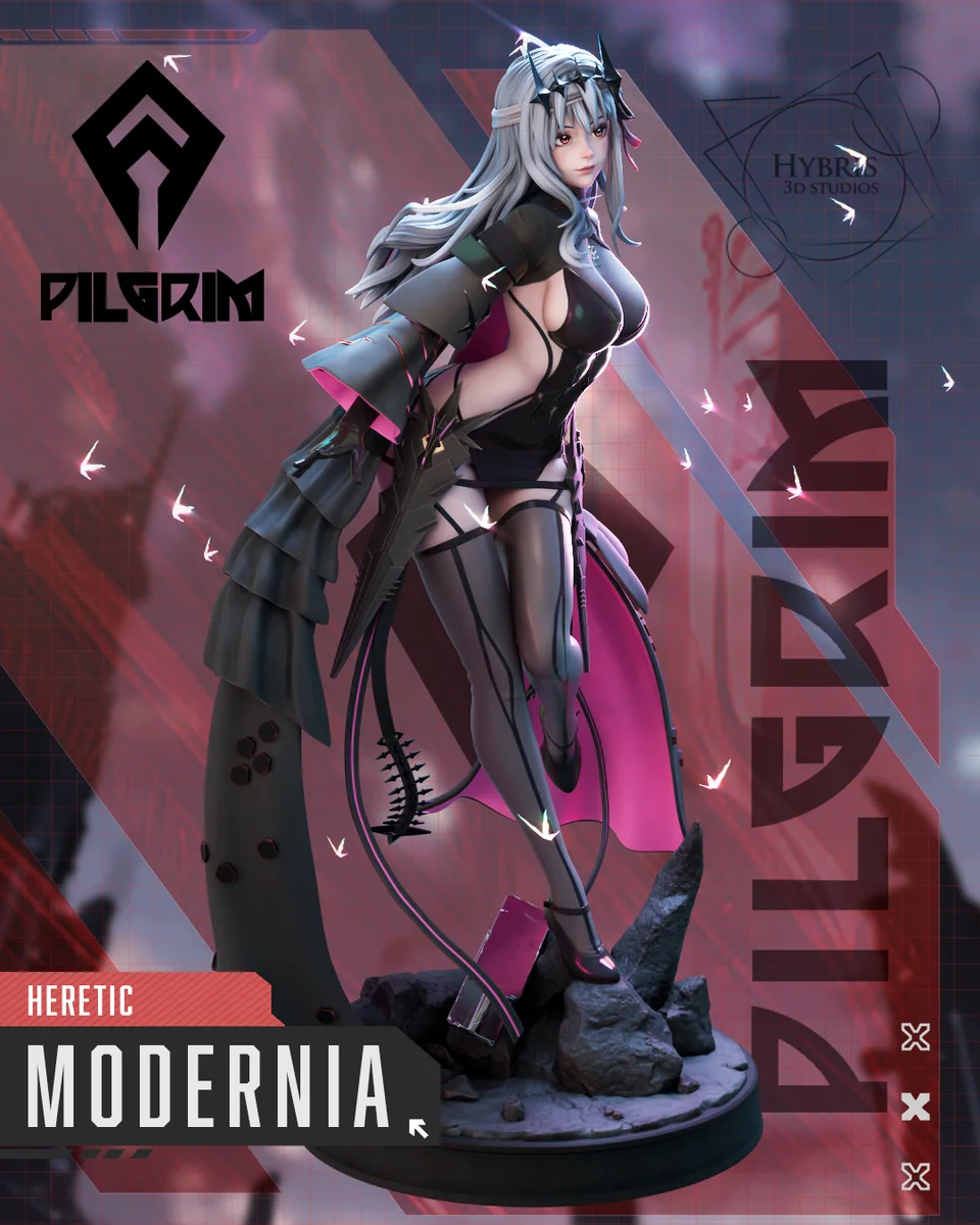 Modernia | Fan Art | 3D Printed Resin Model Garage Kit | *Un-Painted* | Hybris Studios 3