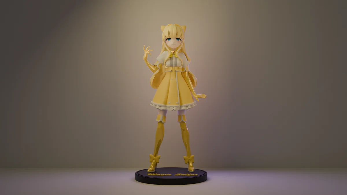 Sulfur Magic | Fan Art | 3D Printed Resin Model Garage Kit | *Un-Painted* | Remy Sculpts